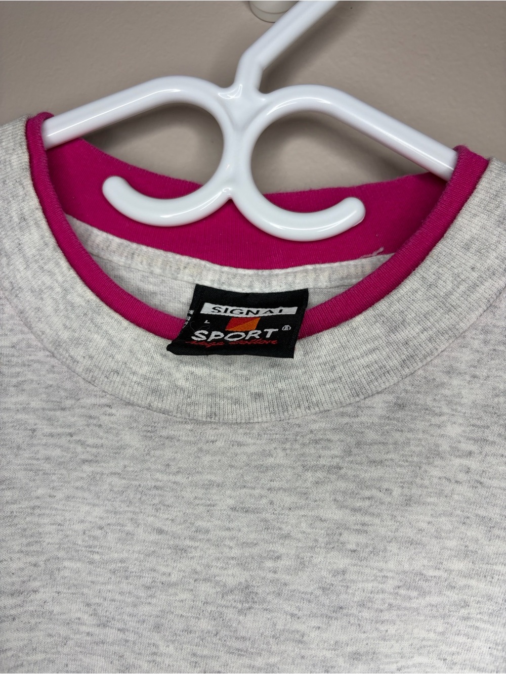 Vintage 90s Habitat Nature Graphic Tee Signal Sport Mega Cotton L - Picture 10 of 14